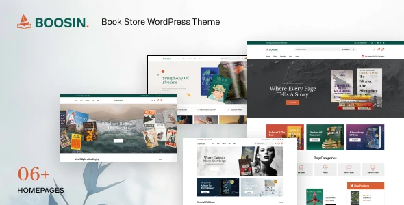 Boosin – Book Store WordPress Theme